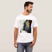NYC Skyline Street Art T-shirt T-Shirt (Voorkant volledig)