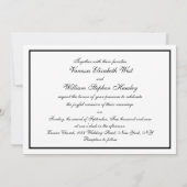 NYC Skyline Sunrise bruiloft uitnodigen Kaart (Achterkant)