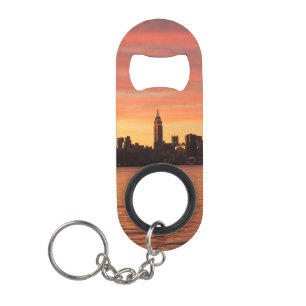 NYC Skyline Sunset Sleutelhanger Flessenopener