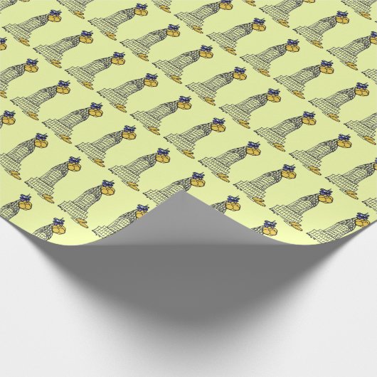 NYC Skyscraper Hanukkah Gelt New York City Holiday Cadeaupapier (Hoek)