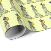 NYC Skyscraper Hanukkah Gelt New York City Holiday Cadeaupapier (Rol Hoek)