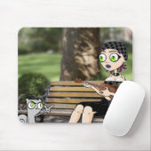 NYC Squirrel Sangen Mousepad Muismat (Met muis)