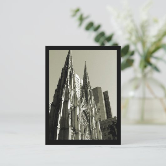 NYC St. Patrick's Cathedral Briefkaart (Staand voorkant)