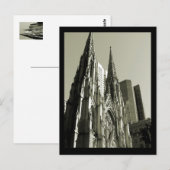 NYC St. Patrick's Cathedral Briefkaart (Voorkant / Achterkant)