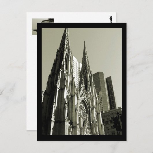 NYC St. Patrick's Cathedral Briefkaart (Voorkant / Achterkant)