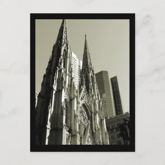 NYC St. Patrick's Cathedral Briefkaart (Voorkant)