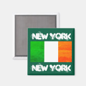 NYC St. Patrick's Day-viering - Ierse vlag Magneet (Voorkant / Achterkant)