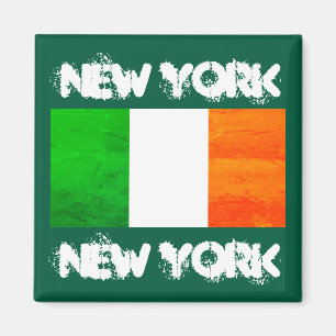 NYC St. Patrick's Day-viering - Ierse vlag Magneet