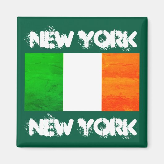NYC St. Patrick's Day-viering - Ierse vlag Magneet (Voorkant)