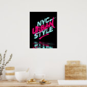 NYC Stedelijke Stijl Poster (Keuken)