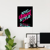 NYC Stedelijke Stijl Poster (Thuiskantoor)