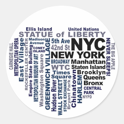 NYC stickers (Voorkant)