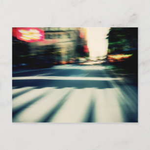 NYC Street Blur Briefkaart