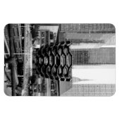 NYC Street in Monochrome Magneet (Horizontaal)