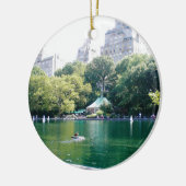 NYC Tavern over de Groenen Keramisch Ornament (Links)