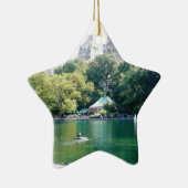 NYC Tavern over de Groenen Keramisch Ornament (Rechts)