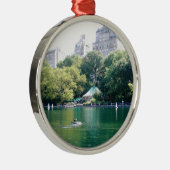 NYC Tavern over de Groenen Metalen Ornament (Rechts)