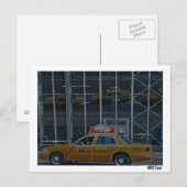 NYC Taxi - Briefkaart (Voorkant / Achterkant)