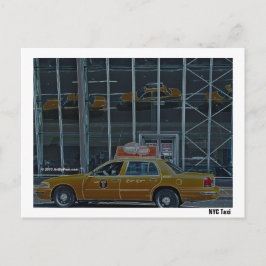 NYC Taxi - Briefkaart