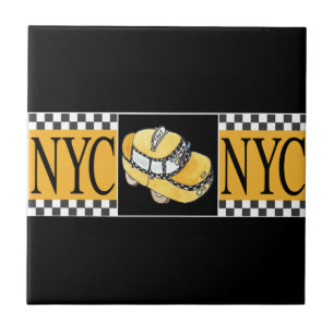 NYC Taxi Cab Tegeltje