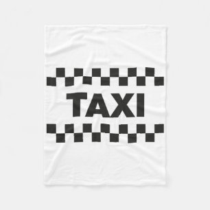NYC Taxi Kostuum Halloween Funny Yellow New York C Fleece Deken