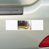 NYC-taxi's in New York Bumpersticker (Op auto)