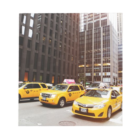 NYC-taxi's in New York Notitieblok (Voorkant)