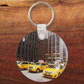 NYC-taxi's in New York Sleutelhanger (Voorkant)
