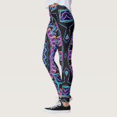NYC Techno Rave Blacklight Mandala Leggings (Links)