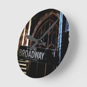 NYC-tekens Ronde Klok (Hoek)