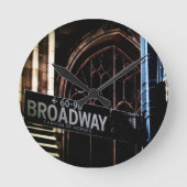 NYC-tekens Ronde Klok (Voorkant)