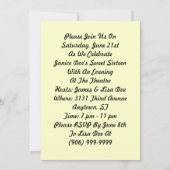 NYC Theater District Gewaardeerde uitnodigingen ~ (Achterkant)