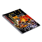 NYC Theater District Night Broadway Diary-laptop Notitieboek (Rechterzijde)