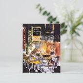 NYC THEATER DISTRICT THEMED INVITATION ~ Sweet 16 Kaart (Staand voorkant)