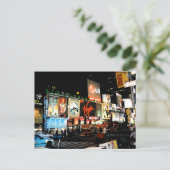 NYC Times Square Broadway New York City Briefkaart (Staand voorkant)