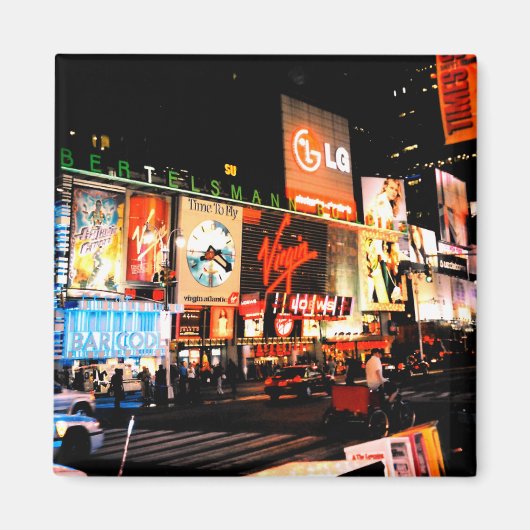 NYC Times Square Broadway New York Magneet (Voorkant)