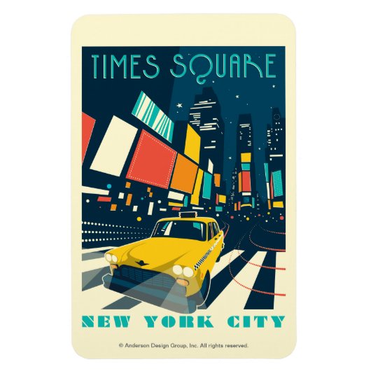 NYC - Times Square Magneet (Verticaal)