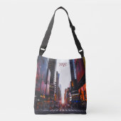 NYC Times Square New York City Crossbody Tas (Voorkant)