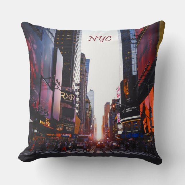 NYC Times Square New York City Kussen (Voorkant)