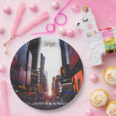 NYC Times Square New York City Papieren Bordje (Feest)