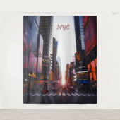 NYC Times Square New York City Wandkleed (Voorkant)