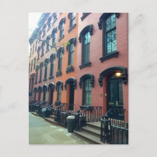 NYC Townhouses, E. 18th Street, Briefkaart