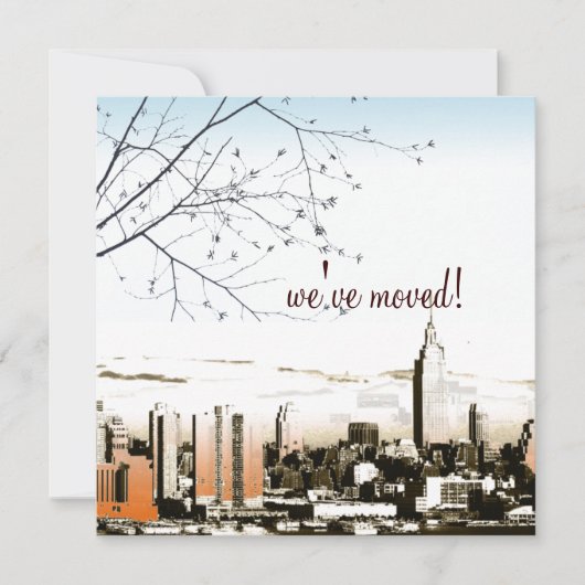 NYC/tweelingtorens silhouet/bewegende aankondiging (Voorkant)