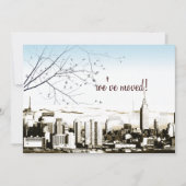 NYC/twin towers skyline/bewegende mededeling Aankondiging (Voorkant)