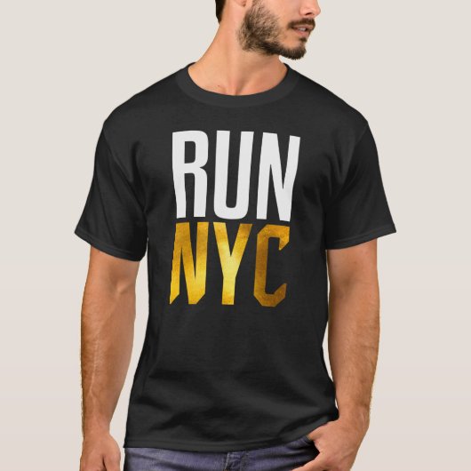 NYC uitvoeren | Marathon Runner T-shirt (Voorkant)