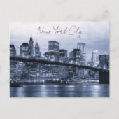 NYC Unforgettable Night Skyline Briefkaart (Voorkant)