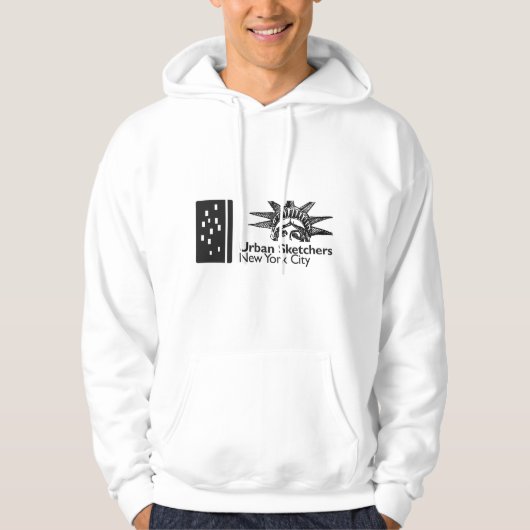 NYC Urban Sketchers Hoodie (Voorkant)
