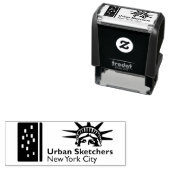 NYC Urban Sketchers Rubber Stempel (In situ)