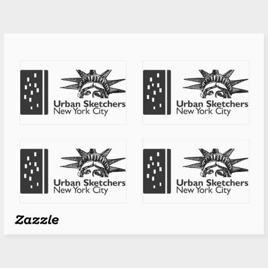 NYC Urban Sketchers Sticker (Vel)