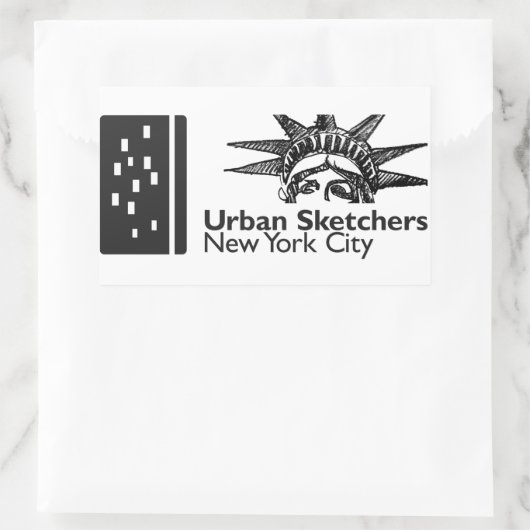 NYC Urban Sketchers Sticker (Tas)